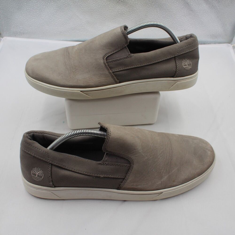 Timberland Groveton Men Size 11.5 Slip On Casual Loafer Sneakers Medium Grey